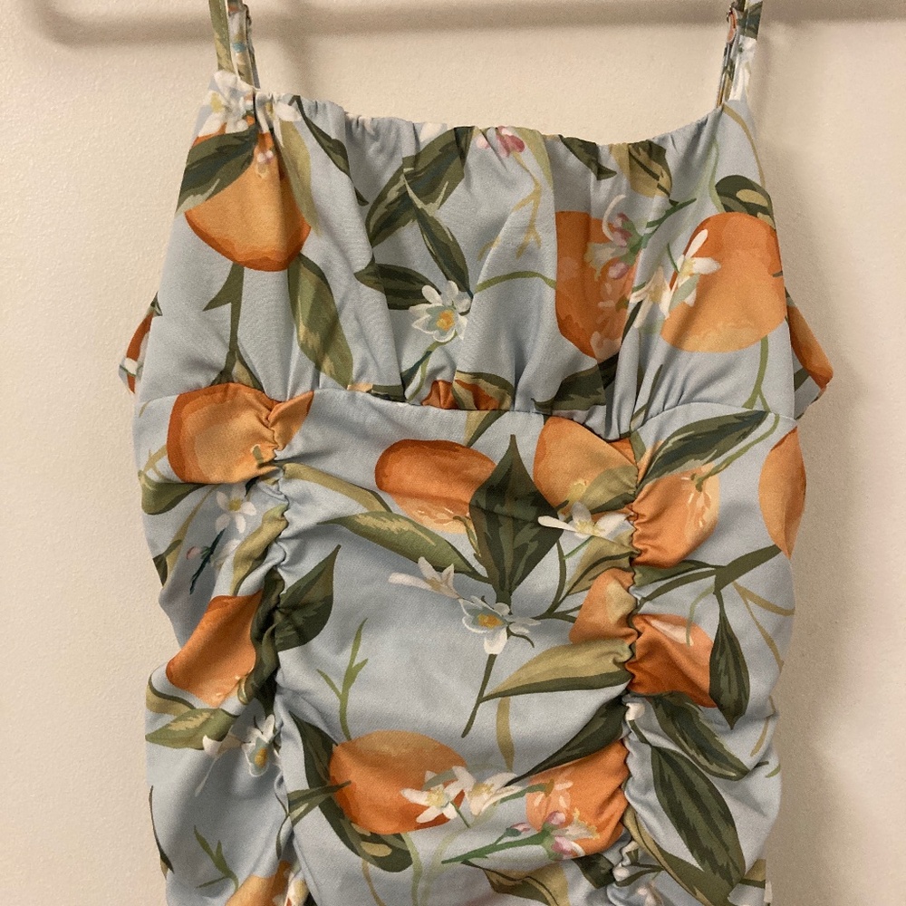 Summer Ruched Mini Dress - Picture 2 of 4